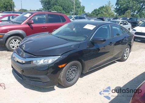 2016 Honda Civic Lx z USA, uszkodzony, nr VIN 2HGFC2F59GH533505